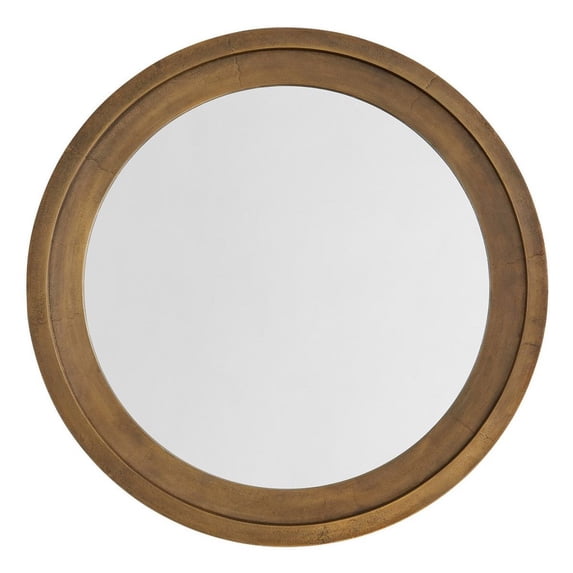 32.5 Inch Round Decorative Mirror-Oidized Brass Finish Capital Lighting 740704Mm