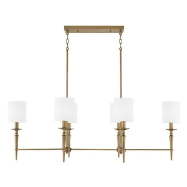 6 Light Island-Aged Brass Finish Capital Lighting 842661Ad-701
