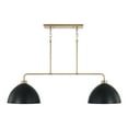 thumbnail image 1 of Capital Lighting 852021 Ross 2 Light 44" Wide Linear Chandelier - Black, 1 of 6