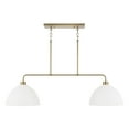 thumbnail image 1 of Capital Lighting 852021 Ross 2 Light 44" Wide Linear Chandelier - White, 1 of 7