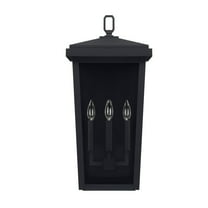 Capital Lighting-926232BK-Donnelly - 11.5 Three Light Outdoor Wall Lantern Black Finish
