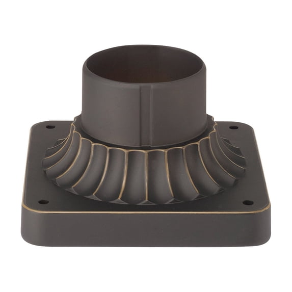 Capital Lighting 929902OZ Pier Mount Flange For Pier Mounting Post Lights - Bronze