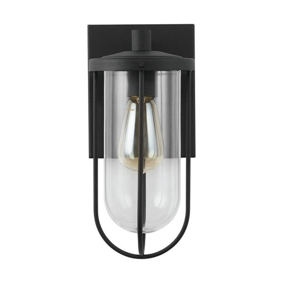 Capital Lighting 934211BK Corbin 1 Light Outdoor Wall Light, Black