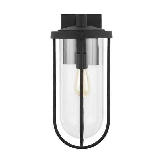 Capital Lighting 934212BK Corbin 1 Light Outdoor Wall Light, Black