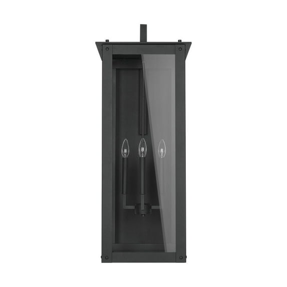 Capital Lighting 934642BK Hunt 4 Light Outdoor Wall Light, Black