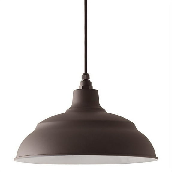 Capital Lighting 936311 Rlm 14" Wide Outdoor Pendant - Bronze