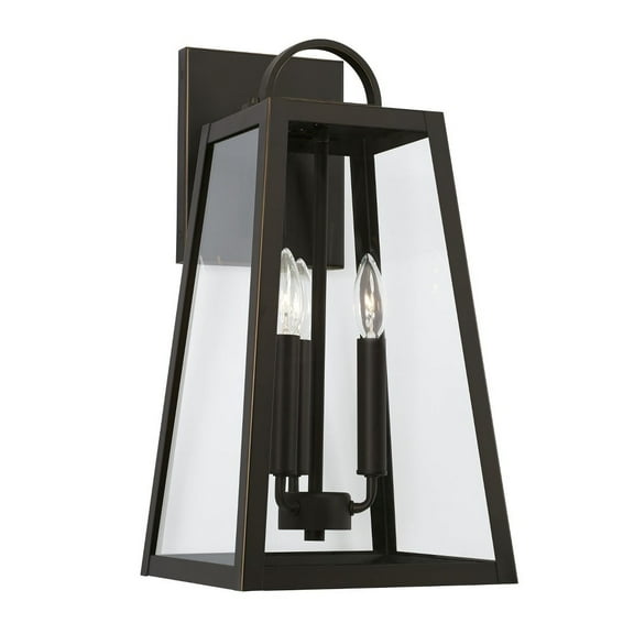 3 Light Outdoor Wall Lantern Rain Or Shine Made For Coastal Environments-Oiled Bronze Finish Capital Lighting 943732Oz