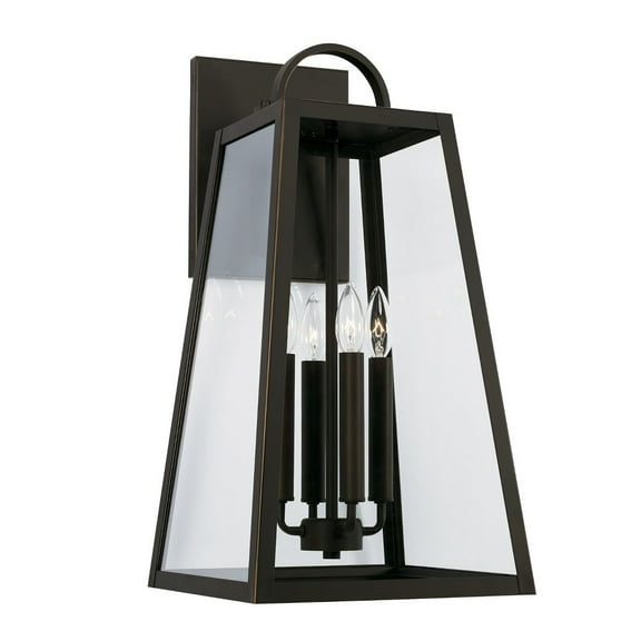 4 Light Outdoor Wall Lantern Rain Or Shine Made For Coastal Environments-Oiled Bronze Finish Capital Lighting 943743Oz
