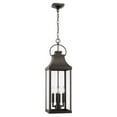 thumbnail image 1 of 4 Light Outdoor Hanging Lantern In Traditional Style-29.5 Inches Tall And 9 Inches Wide-Oiled Bronze Finish Capital Lighting 946442Oz, 1 of 9