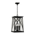 thumbnail image 1 of Capital Lighting 946542 Marshall 4 Light 12" Wide Outdoor Pendant - Black, 1 of 6