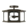 thumbnail image 1 of Capital Lighting 946632 Walton 6 Light 16" Wide Outdoor Semi-Flush Drum Ceiling Fixture -, 1 of 9