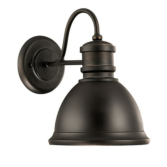 12.5 Inch 1 Light Outdoor Wall Mount In Urban/Industrial Style 9 High By 12.5 Wide Capital Lighting 9492Ob