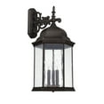 thumbnail image 1 of Capital Lighting 9838OB Main Street 3 Light Outdoor Wall Light, Old Bronze, 1 of 2