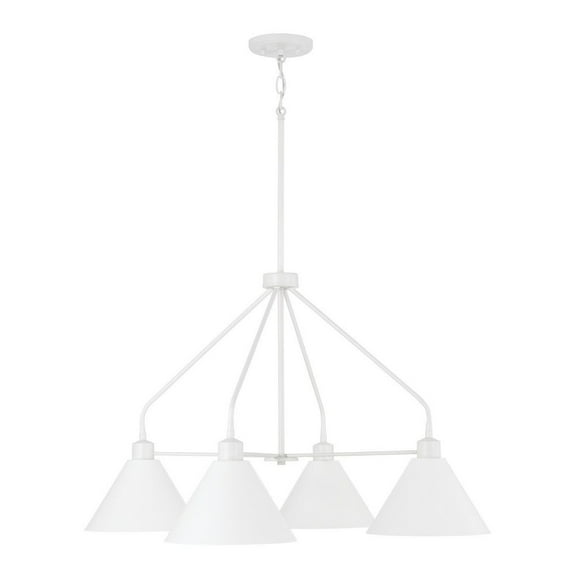 Capital Lighting - Alden - 4 Light Chandelier In Modern Style-20 Inches Tall and