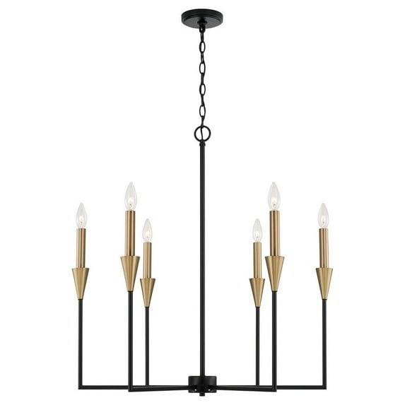 Capital Lighting - Avant - 6 Light Chandelier In Modern Style-30.5 Inches Tall