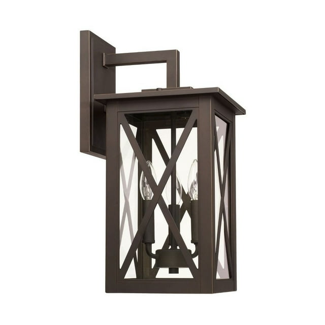 Capital Lighting Avondale 3-light Oiled Bronze Outdoor Wall Lantern