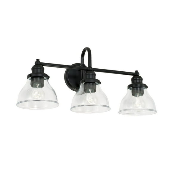 Capital Lighting - Baxter - 3 Light Industrial Bath Vanity Approved for Damp