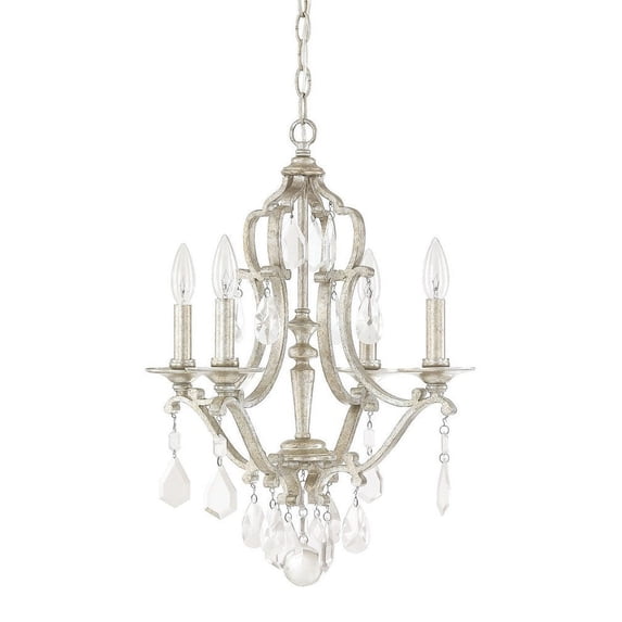 Capital Lighting - Blakely - Mini Chandelier 4 Light Antique Silver - in
