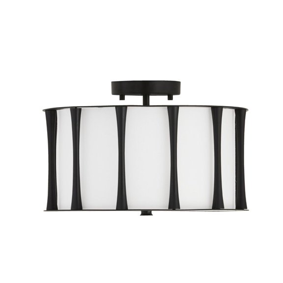 Capital Lighting - Bodie - 3 Light Semi-Flush Mount In Vintage Style-9 Inches
