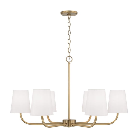 Capital Lighting - Brody - 6 Light Chandelier In Contemporary Style-21 Inches