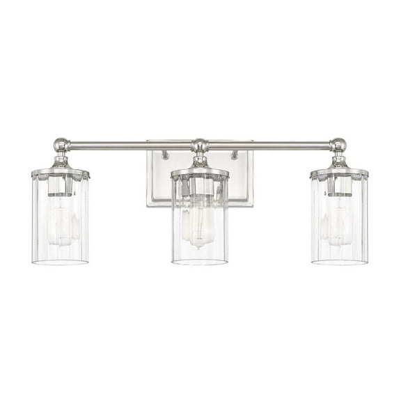 Capital Lighting - Camden - 3 Light Industrial Bath Vanity Approved for Damp