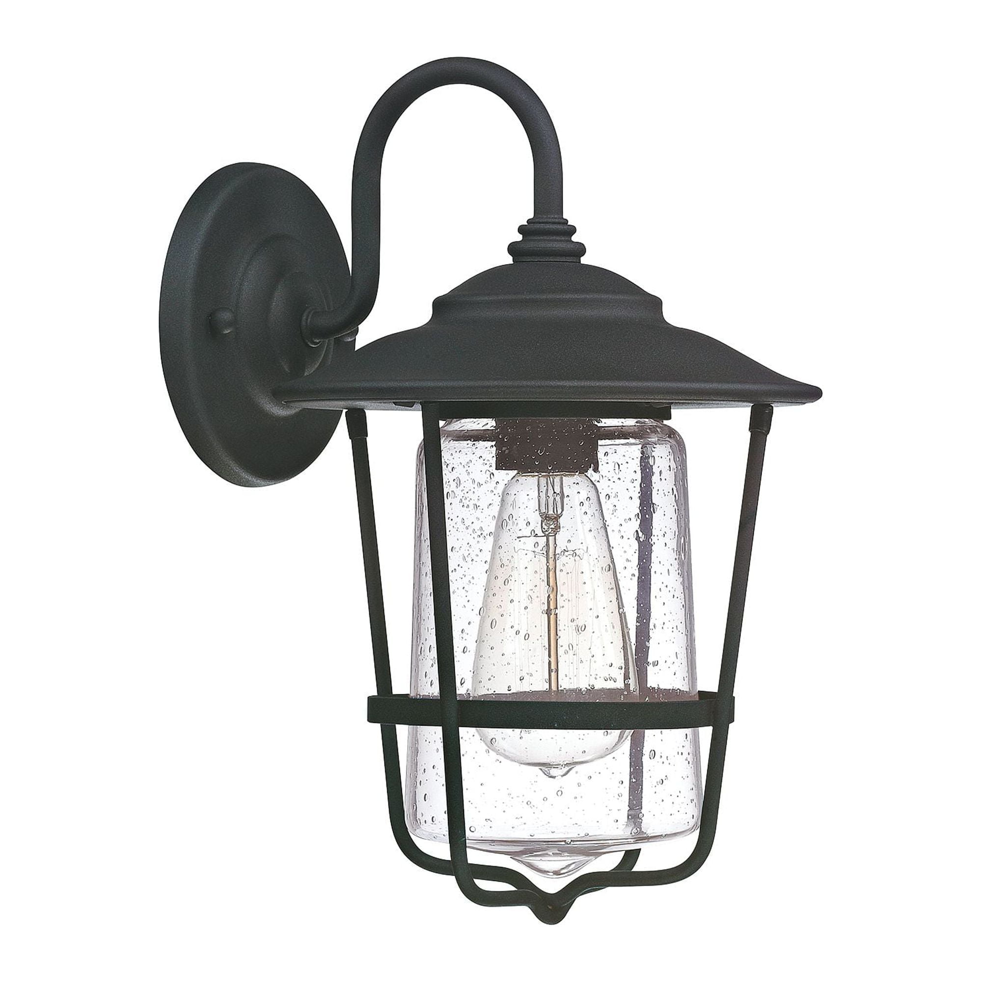 Capital Lighting Capital Creekside 13 1/4" High Black Outdoor Wall Light