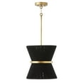 thumbnail image 1 of 1 Light Pendant-Black Rope/Patinaed Brass Finish    -Traditional Installation Capital Lighting 341211Kp, 1 of 9