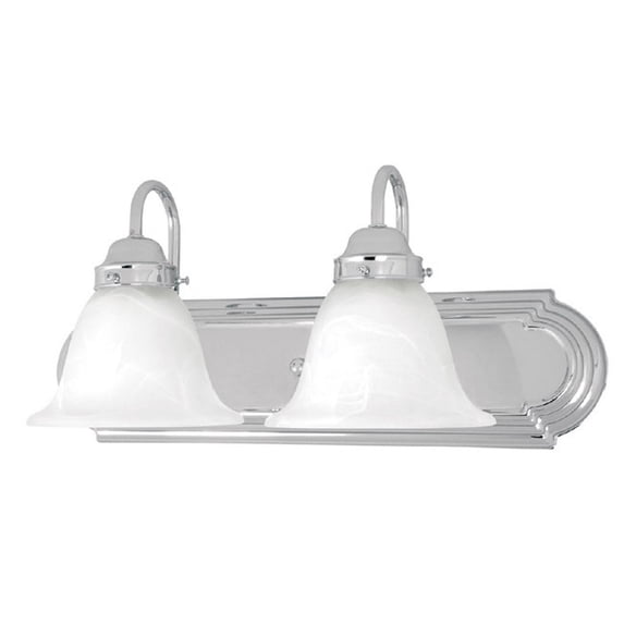 Capital Lighting Chrome 2 Light Vanity Fixture