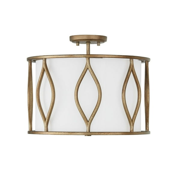 Capital Lighting - Cohen - 3 Light Semi-Flush Mount In Contemporary Style-13.5
