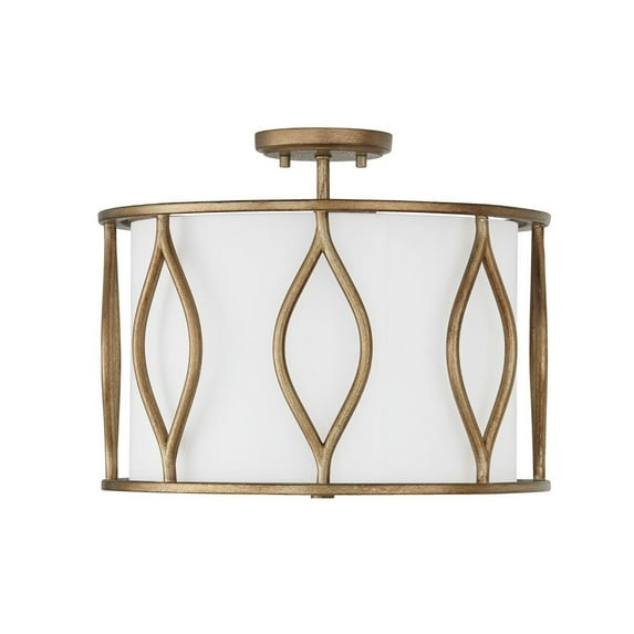 Capital Lighting - Cohen - 3 Light Semi-Flush Mount In Contemporary Style-13.5
