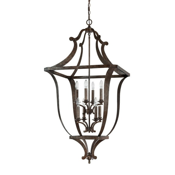 Capital Lighting Corday Rustic 8 Light Foyer Fixture