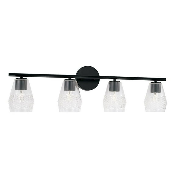 Capital Lighting - Dena - 4 Light Bath Vanity In Transitional Style-9.5 Inches