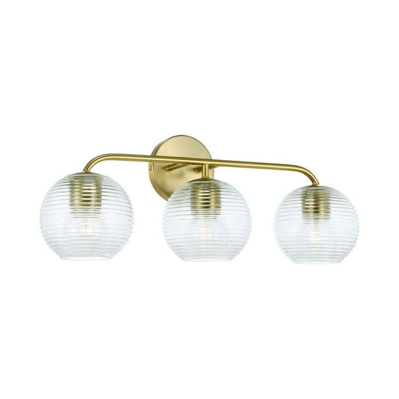 Capital Lighting - Dolan - 3 Light Bath Vanity In Minimalist Style-9.5 Inches