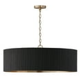 thumbnail image 1 of 450741KR-Capital Lighting-Donovan - 4 Light Chandelier In Artisan Style-11.25 Inches Tall and 30.75 Inches Wide-Black Stain/Matte Brass Finish, 1 of 6