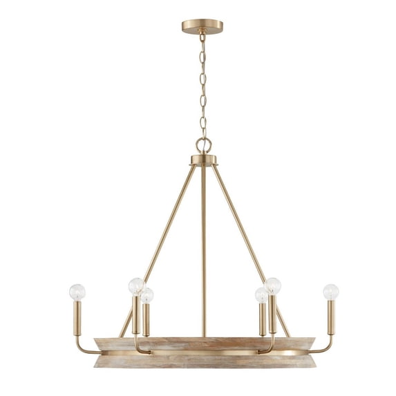Capital Lighting - Finn - 6 Light Chandelier In Industrial Style-27.25 Inches