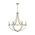 thumbnail image 1 of Capital Lighting - Jordyn - Chandelier 6 Light Aged Brass Metal - in, 1 of 6
