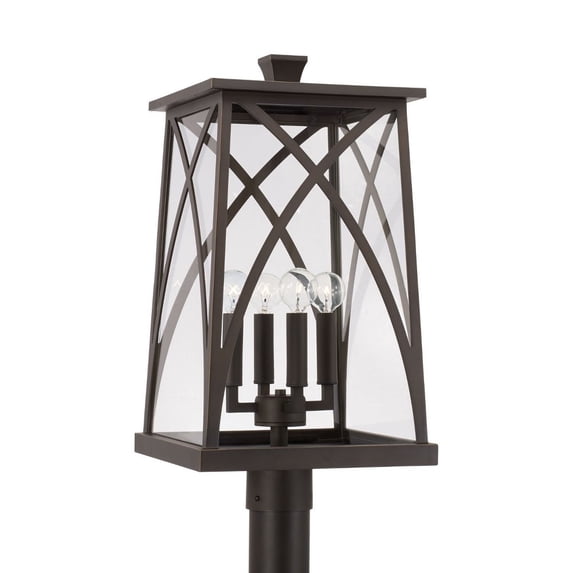 Capital Lighting - Marshall - 4 Light Outdoor Post Lantern In Transitional