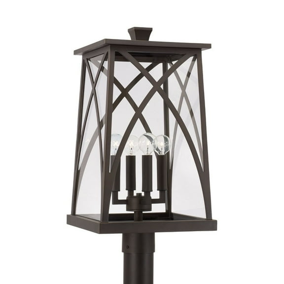 Capital Lighting - Marshall - 4 Light Outdoor Post Lantern In Transitional