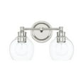 thumbnail image 1 of Capital Lighting - Mid-Century - 2 Light Transitional Bath Vanity Approved for, 1 of 7