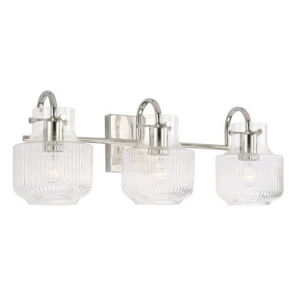 Capital Lighting - Nyla - 3 Light Bath Vanity In Transitional Style-9 Inches