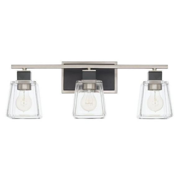 Capital Lighting Tux Black Tie Three-Light Vanity Light