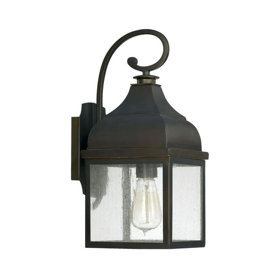 Capital Lighting Westridge Old Bronze 1 Light Outdoor Wall Lantern