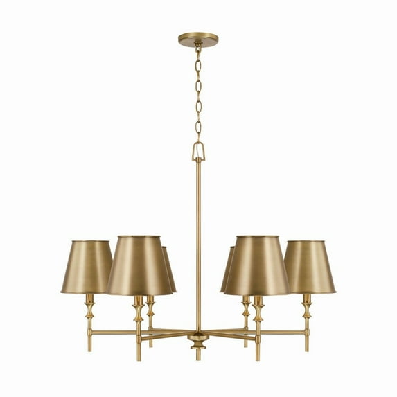 Capital Lighting - Whitney - 6 Light Chandelier In Mid-Century Modern Style-27