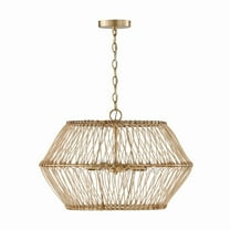 Capital Lighting - Wren - 4 Light Pendant In Coastal Style-15.25 Inches Tall and