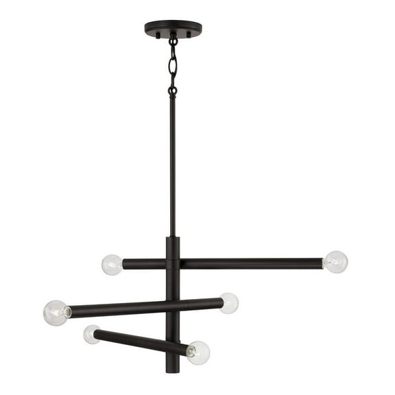 Capital Lighting - Zane - 6 Light Chandelier In Modern Style-12 Inches Tall and