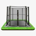 thumbnail image 1 of Capital Play Rectangular In-ground Trampoline 11' X 8' Rectangle Full Net - Green, 1 of 19