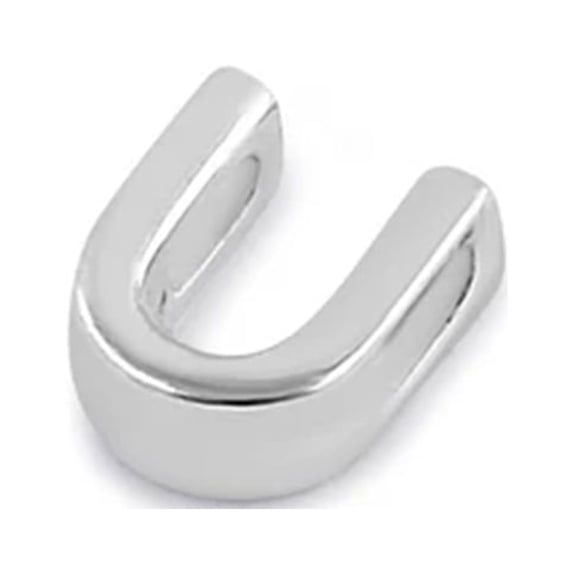 Capital U Initial Letter Personalized Tiny 925 Sterling Silver Valentines Day Gifts Pendant Jewelry