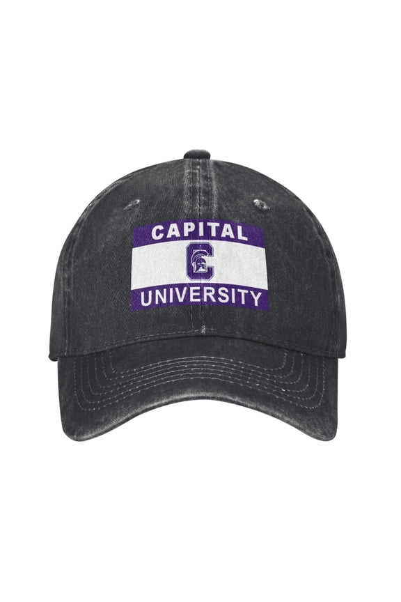 Capital- University Classic Cowboy Hat Adjustable Baseball Cap Unisex Casual Sports Hat