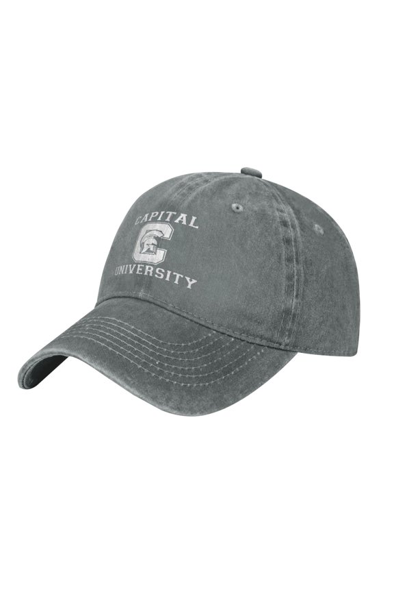 Capital University Hat Adjustable Baseball Cap Cotton Cowboy Hat, Fashionable For Man Woman