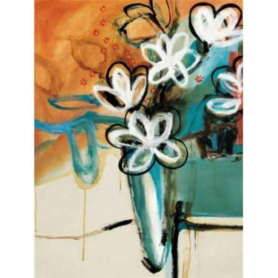 Capital Winn Devon PDX12921LARGE Floral & Still Life Trance II Poster Print by Natasha Barnes, 18 x 24 - Large
